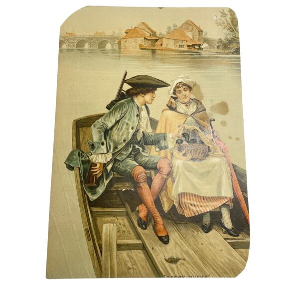 Charles Delort Vintage Decoy Ducks Lithograph Art Print - Picture 1 of 8